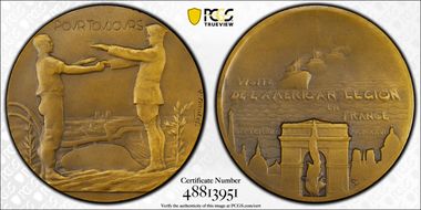 1927 Medal American Legion Visit Ae SP64