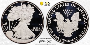 2012-S $1 Silver Eagle  75th Anniversary SF Mint Set PR70DCAM