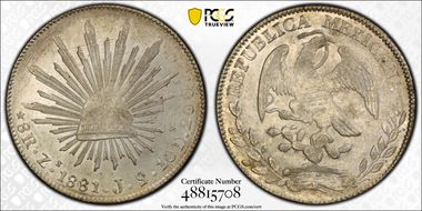 1881-Zs JS 8 R Zs66 MS63