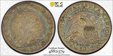 1827 50C Square Base 2 XF45