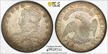 1824/1 50C AU58