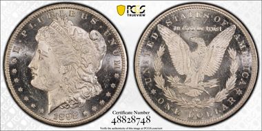 1892-CC $1 MS62PL