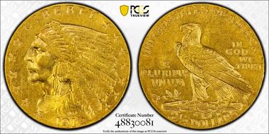 1912 $2.50 MS61