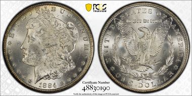 1884-CC $1 MS63