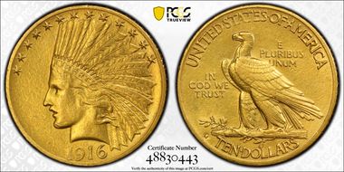 1916-S $10 N1