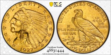 1927 $2.50 MS64
