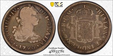 1790-Mo FM 2 R Calico-624 CAROLUS IV F15