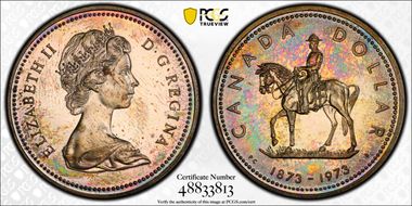 1973 S$1 R.C.M.P. Ag SP66