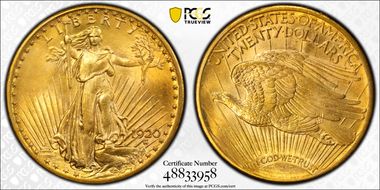 1920 $20 MS64+