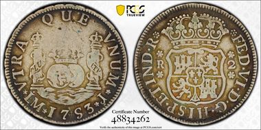 1753-LM J 2 R Calico-473a FED VF25