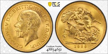 1929-M Sov S-4000 MS65