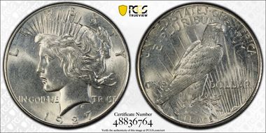 1927 $1 MS64