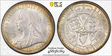 1897 Florin S-3939 AU58