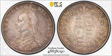 1889 1/2 Cr S-3924 N1