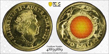 2022-C $2 Honey Bee Colorized MS68