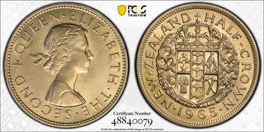 1965 1/2 Cr MS65