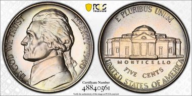 1940 5C Reverse of 1938 PR67