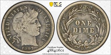 1907-O 10C N1