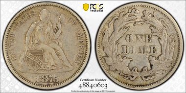1875 10C XF40