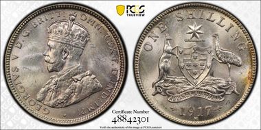1917-M Shil KM-26 Ag MS65