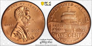 2009-D 1C Lincoln-Presidency MS64RD