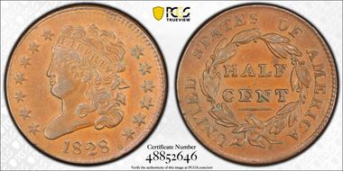 1828 1/2C 13 Stars XF45BN