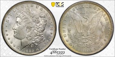 1885-O $1 MS64