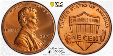 2019-W 1C Shield MS67RD