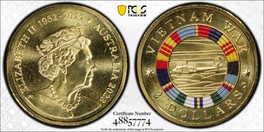 2023-C $2 Vietnam War Colorized MS69