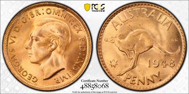 1948 (m) 1D KM-36 MS65RD