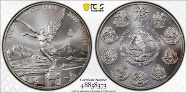 2009-Mo Onza Libertad Ag MS68