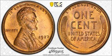 1927 1C MS64RB