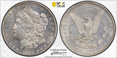 1884 $1 MS62