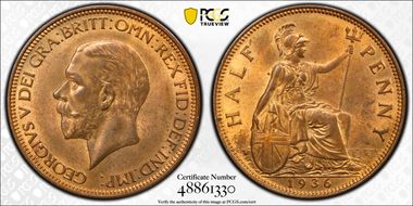 1936 1/2D S-4058 MS64RB