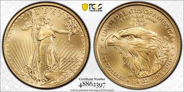 2022 $10 Gold Eagle MS70