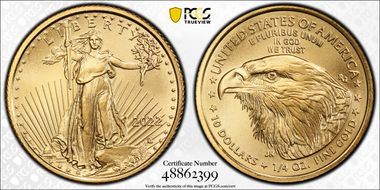 2022 $10 Gold Eagle MS70