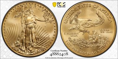 2009 $50 Gold Eagle MS69