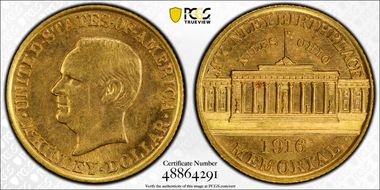 1916 G$1 McKinley MS64