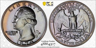 1970-S 25C PR69