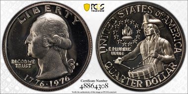 1976-S 25C Clad PR68CAM