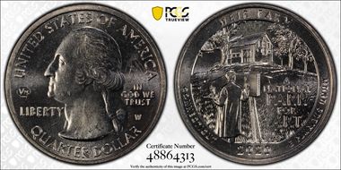 2020-W 25C Weir Farm NP V75 MS63