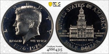 1976-S 50C Clad PR69CAM