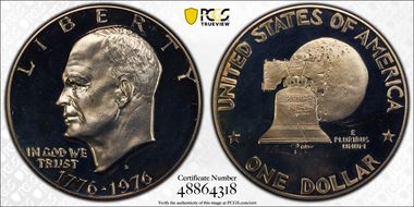 1976-S $1 Clad Type 1 PR69DCAM