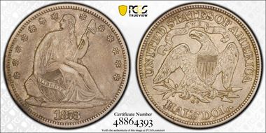 1873-CC 50C No Arrows AU50