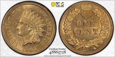 1862 1C MS62