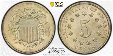 1875 5C MS63