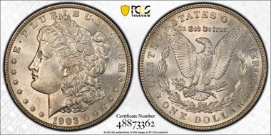 1903 $1 MS62