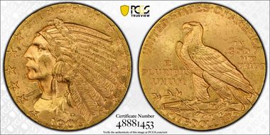 1909 $5 MS65