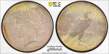 1925 $1 AU58
