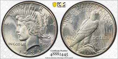 1935 $1 MS63